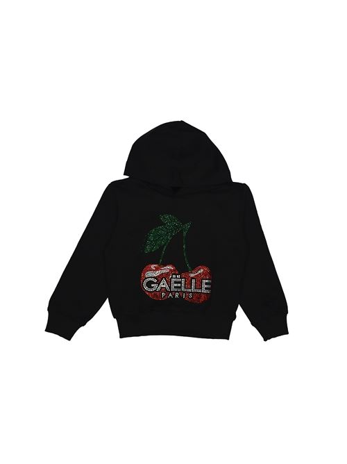 Felpa, bambina, logata. GAELLE PARIS | 2745F00210BK